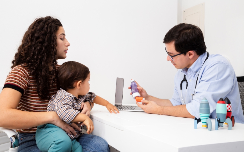 What childhood conditions can online doctors help with?
